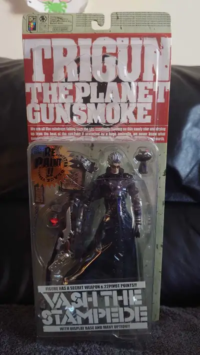  Kaiyodo Trigun Vash Stampede Repaint Black version , View more