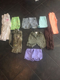 Girls size 2 shorts and capris