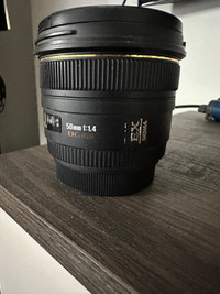 Sigma 50mm f/1.4 EX DG HSM, Canon EF Fit 