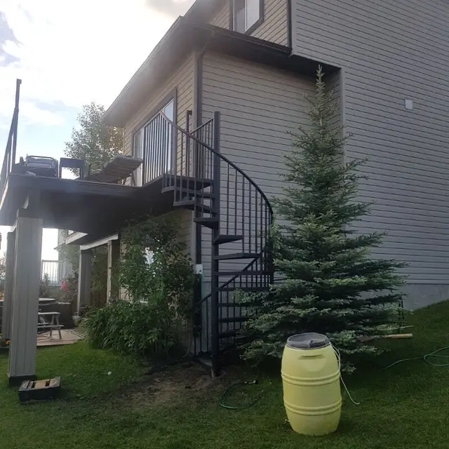 SPIRAL STAIRS, GATE, FENCE, PYLON SIGN BOX, STAIR in Decks & Fences in Calgary - Image 8