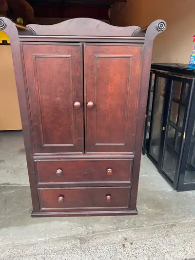 Free delivery used Wooden Armoire with Drawers, View more