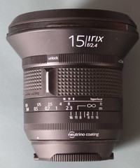 Irix 15mm f/2.4 Firefly Wide-Angle lens for Canon