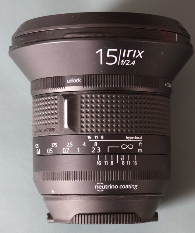 Irix 15mm f/2.4 Firefly Wide-Angle lens for Canon in Cameras & Camcorders in Markham / York Region