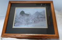 Kenneth Lane Smith Framed Barn Photo Professionally Framed Art
