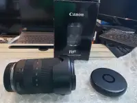 Canon RF 24-240 IS + Lens Hood + CPL & UV Filters + Lens Caps