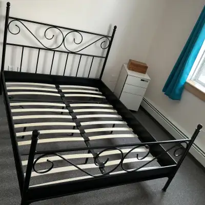 QUEEN  PLATFORM BED FRAME, View more