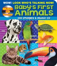 Baby's First Animals Board Book - 100 Images & Music CD Included