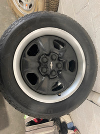 Chevrolet Rims on Winter Tires 255 55 18