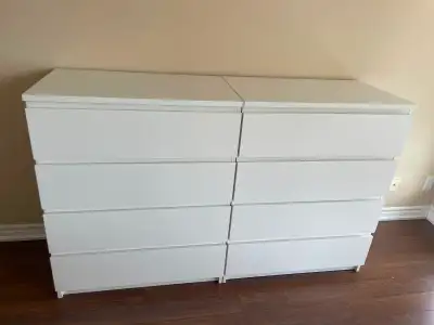 White IKEA Malm 4 Drawer Dressers Storage Downtown Queen St. W, View more