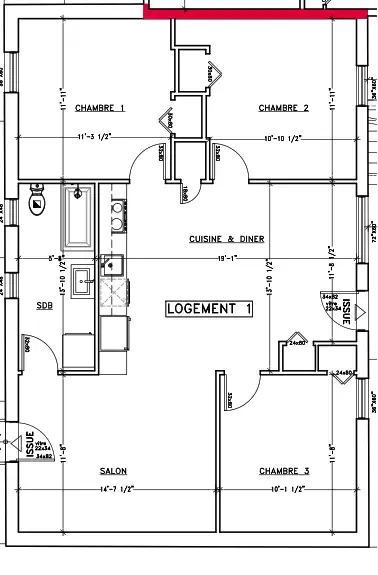 Prélocation disponible le 1er juillet. 3 chambres 1 salle de bain Les photos viendront lorsque l'app...