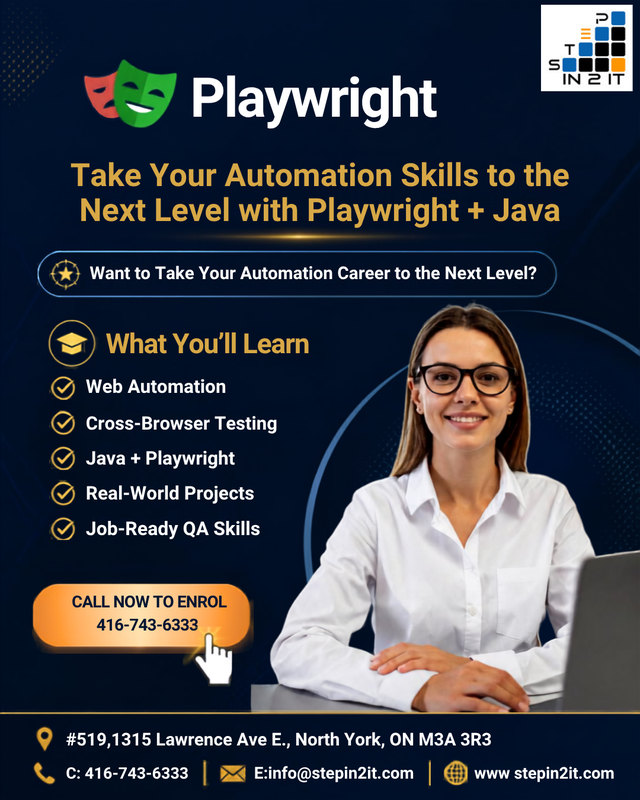 Playwright with Java-Stepin2IT