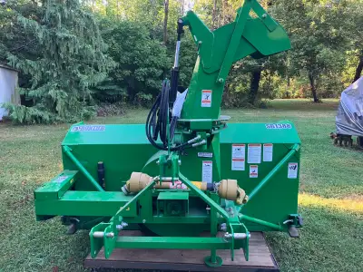 John Deere Frontier SB1388 heavy duty commercial rear tractor PTO powered snow blower. Options on th...