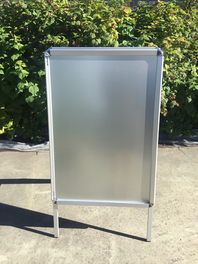 Aluminum A-Frame Sign Holder with Snap Frame, View more