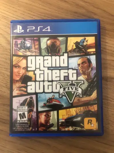 Jeux ps4 gta5 en bonne condition Ps4 game gta5 in good condition
