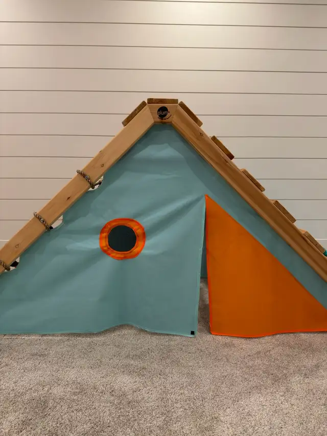 Plum Wooden Play Centre Tent with Slide used Indoors in Toys in Ottawa - Image 6