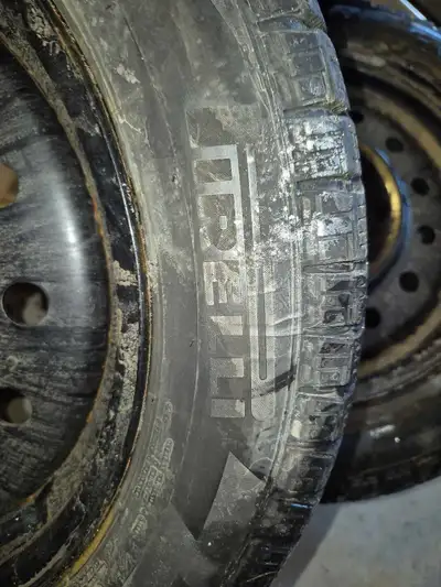 Selling a set of 4 Pirelli winter tires 205/55R16 with rims. Tires were only used for a couple seaso...