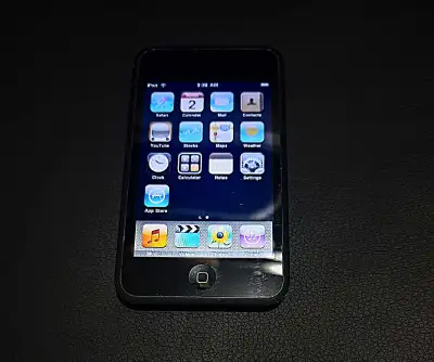Selling a piece of tech history! This is a first-generation iPod Touch with 8GB of storage. It's in...