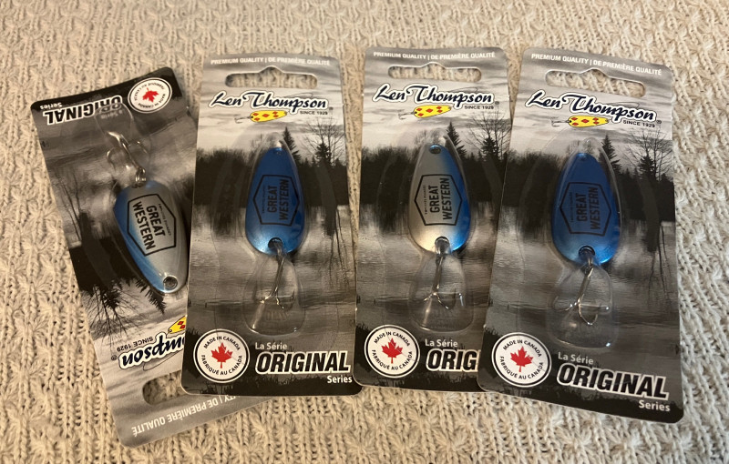 Great Western Len Thompson Fishing Lures. 2 1/2”, Fishing, Camping &  Outdoors, Moose Jaw