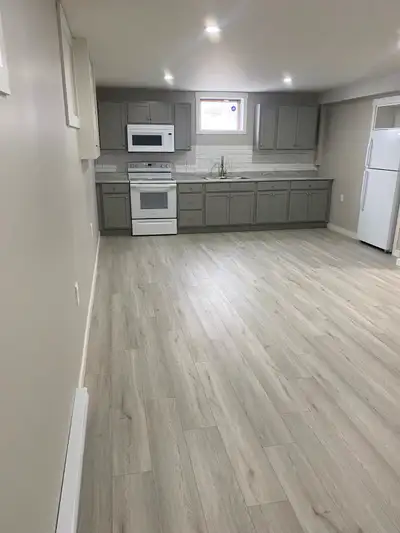 One bedroom, apartment with small flex space for work desk or craft area. Ideal for a single profess...