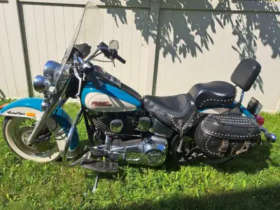 1990 Harley FLSTC. Runs great, 36000 km beautiful bike. $5700 Custom 1999 Wide Glide. Strong running...