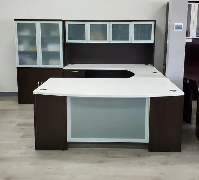 ***Two Tone U-Shape Executive Desk From $1449*** in Desks in City of Toronto - Image 3