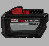 Milwaukee M18 High Demand (HD) HIGH OUTPUT 12.0 Ah Battery Pack