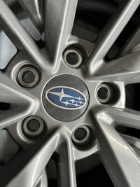 Factory Subaru tires and rims