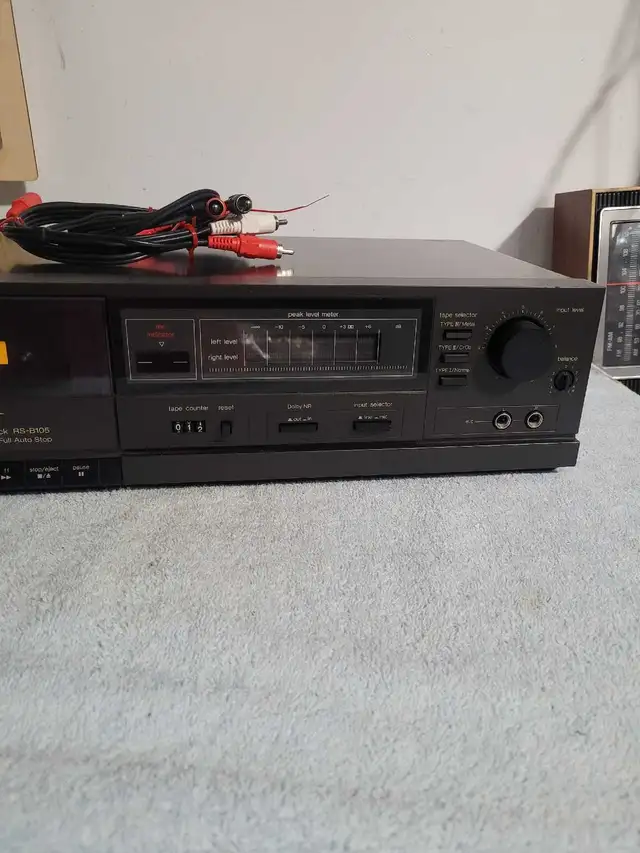 Technics Stereo Cassette Deck in Stereo Systems & Home Theatre in Red Deer - Image 4
