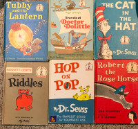 vintage Dr. Seuss hard cover books