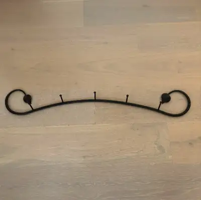 WROUGHT IRON COAT HOOKS RACK, View more