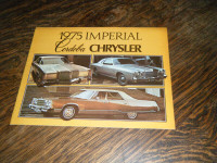 1975 Chrysler Imperial Cordoba Car Sales Brochure