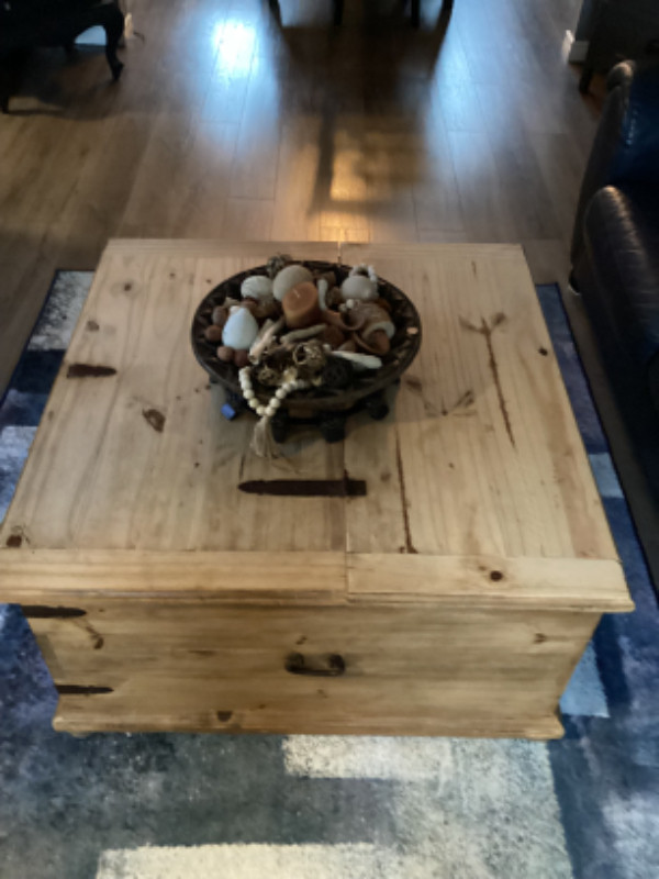 Solid wood coffee table in Other Tables in Sudbury