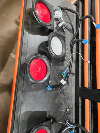 4 inch round tailights and back up lights good replacement for a truck or use tailights for a traile...
