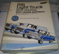 1981 Shop Manual for Light Truck TRUCKS FORD