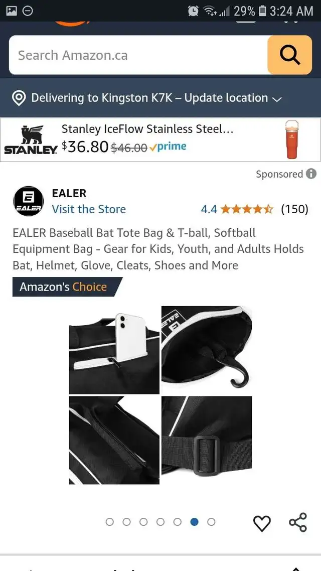 softball baseball tote bag in Baseball & Softball in Kingston - Image 9