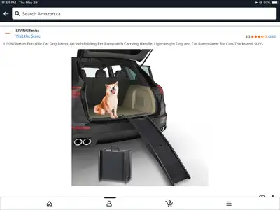 Portable car dog ramp, View more