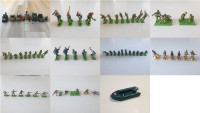 Fifty-Eight Vintage 1970's Britains Deetail Military Figures