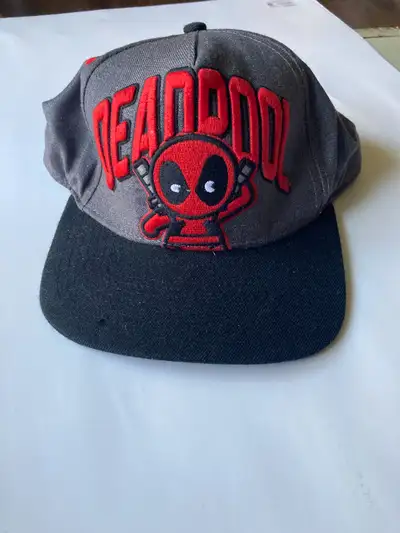Deadpool - Marvel - Snap Back hat.  Like new., View more
