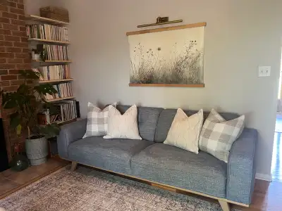 Blue Bennett’s Furniture Couch, View more