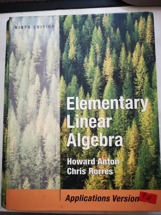 Elementary Linear Algebra 64026026844547120