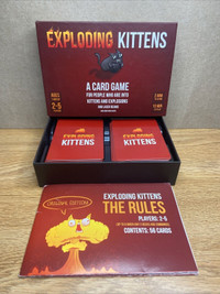 Exploding kittens card game 