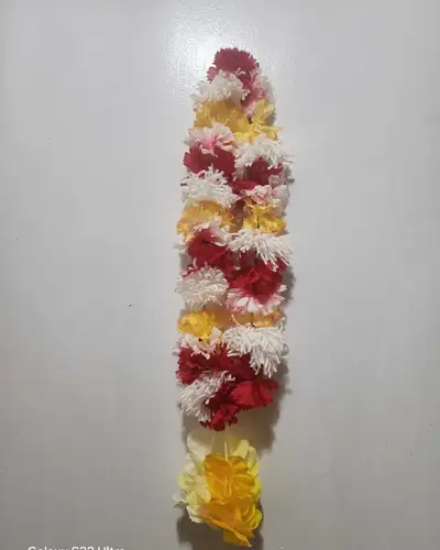 Artificial flowers necklace , View more