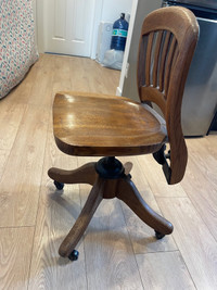 Antique officer chair
