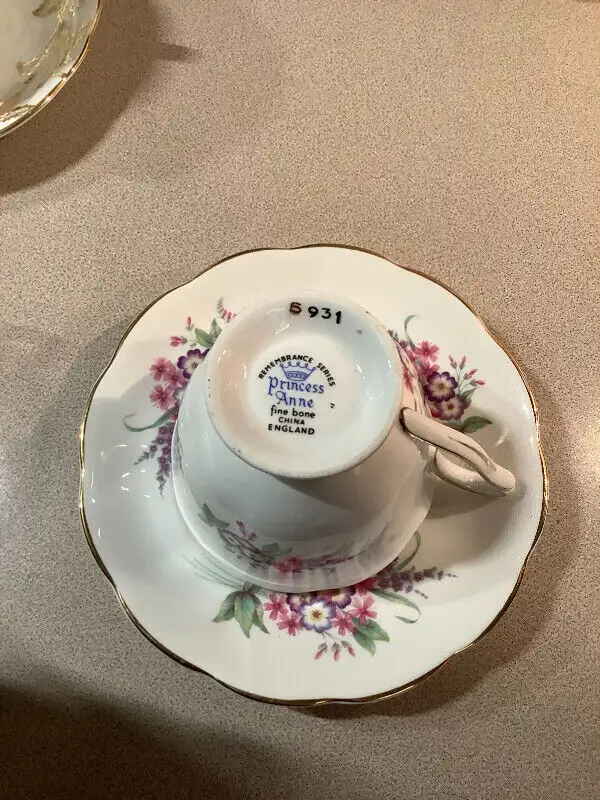 Bone China Teacup in Kitchen & Dining Wares in Red Deer - Image 3