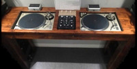 Custom Wooden DJ Booth