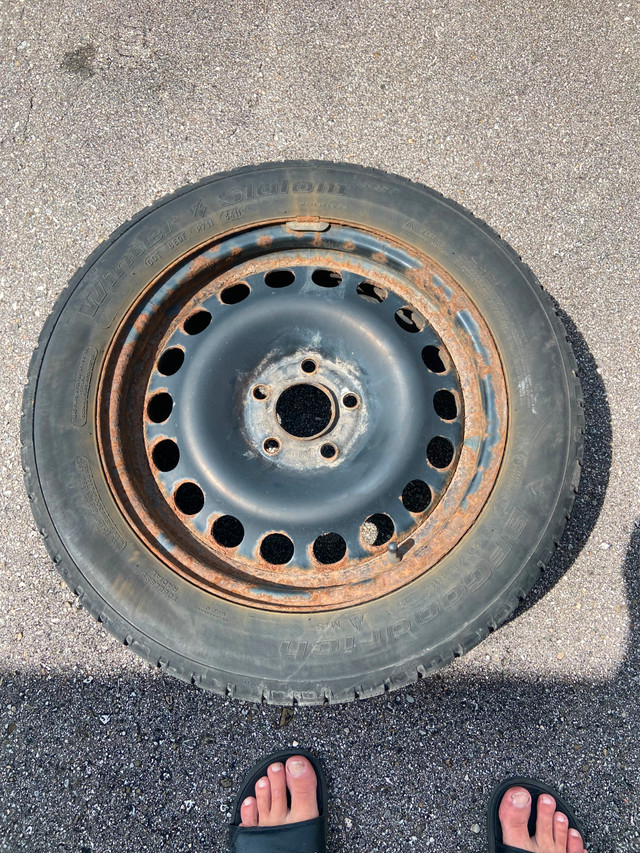 BF Goodrich Winter Slalom  tires on rims 205/55 R16 in Tires & Rims in Oakville / Halton Region - Image 4