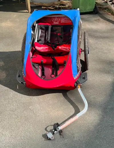 Cabriolet bicycle trailer