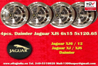 4 pcs. wheels Jaguar XJS 6x15 ET35 XJ6 12 Series 1