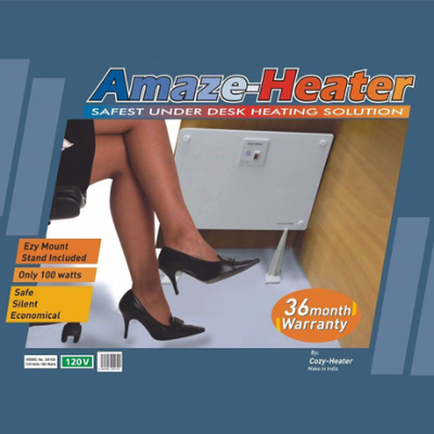 ✨ Amaze Heater 100‑Watt Ceramic Under‑Desk Space Heater ✨ Stay warm and comfortable at your desk wit...