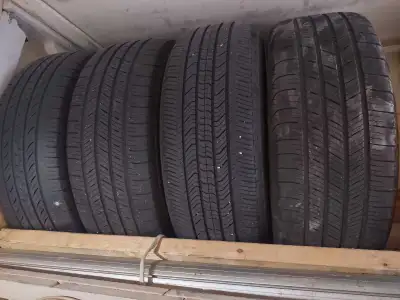 4 tires Michelin Defender on rims from Toyota Camry. Tires still good 180 obo